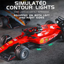 TRASPED HG4-234 RTR 1/64 2.4G Mini RC Car F1 Formula Racing Alloy Shell Three Speed Support App Remote Control LED Light Highly Simulated Classic Desktop Vehicles Models Toys Collection Gift for Children