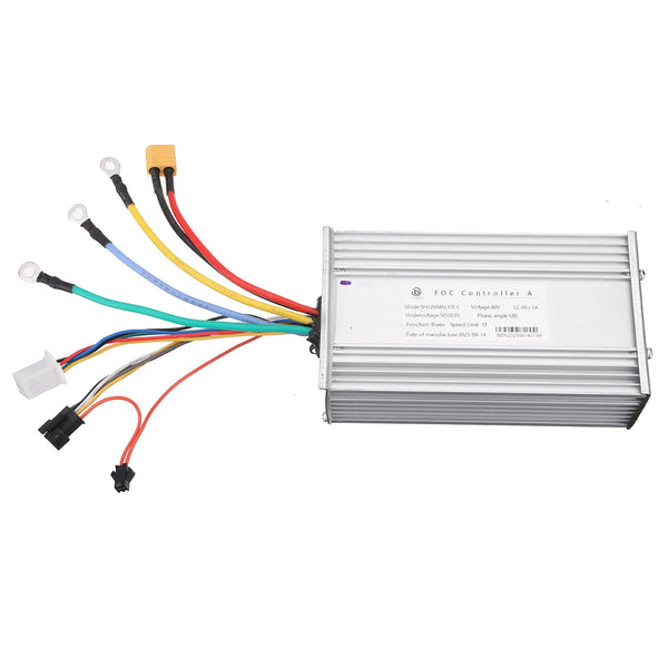 ANGWATT Scooter JingBo 60V 45A FOC Sine Wave Electric Scooter Controller For LAOTIE TI30 ES19 ANGWATT T1 ZERO Halo Knight 60V E-Scooter MS668/TF100 5 Pin Display