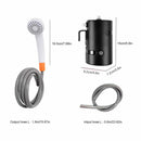 IPRee Portable Outdoor Electric Shower Pump for Camping Hiking Shower Bathing Equipment with USB Rechargeable for Camping Shower