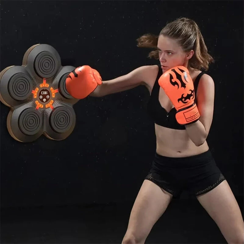 KALOAD Smart bluetooth Boxing Machine Wall Boxing Target with LED Light USB Charging Free Adjustment Sandbag Boxing Training Equipment