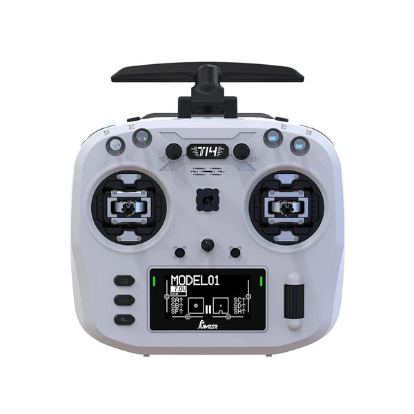 Jumper T14 Macaron Color 2.4GHz/915MHz 1W ELRS Hall Sensor Gimbals 2.42" OLED Screen EdgeTX Radio Controller for FPV RC Racer Drone