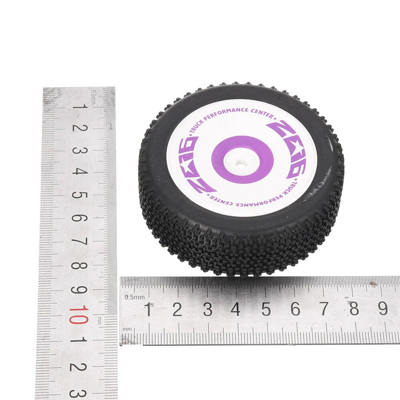 2PCS Wltoys 124019 1/12 RC Car Spare Front/Rear Tires Wheels 1826 1827 Vehicles Model Parts