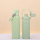 1000ml Stainless Steel Sport Coffee Tumbler Vacuum Flask Water Bottles With Drinking Directly Mouth