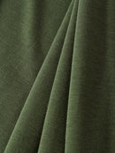 Mens Solid Drop Shoulder Casual Two Piece Outfits