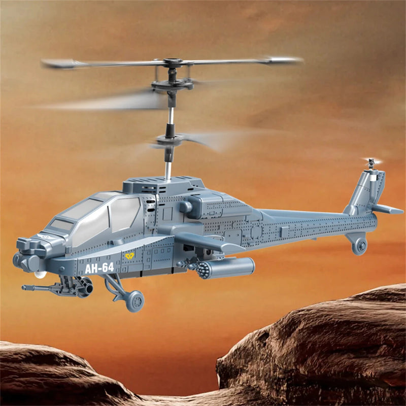 SQN-040 2.4G 3.5CH Apache AH-64 Armed Combat Remote Control Helicopter RTF