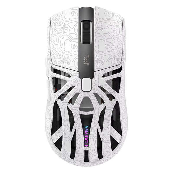 Smailwolf M8 Triple-Mode Wireless Gaming Mouse PAW3311 Sensor 12000DPI 72g Lightweight Power Display Esports Mouse with RGB Charging Dock