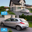 Srihome SH055 8MP WIFI IP Camera 5X Zoom Three Lens Two Screen AI Humanoid Detection Night Vision Two-way Intercom HD PTZ Home Security CCTV Monitor Cameras