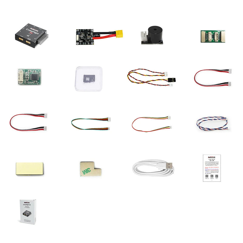 RadioLink CrossFlight-CE 2-12S Flight Controller 5.3V BEC Output Support 10-channel PWM Output Build-in OSD for RC FPV Racing Drones