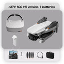 ZHRC Aeri 100 WiFi FPV with VR Goggles Glasses HD Dual Camera Optical Flow Hover Brushless Foldable 2.4G RC FPV Drone Quadcopter RTF
