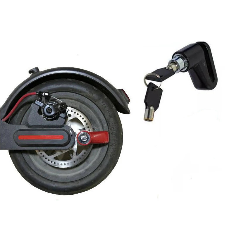 Bicycle Anti-thief Wheel Disc Brake Lock Aluminum Alloy Waterproof Lightweight Portable Bike Lock for Bike Motorcycle