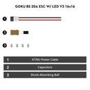 16mm*16mm Flywoo GOKU GN405 Nano HD 20A 2-4S Stack V3 with TXCO ELRS 2.4Ghz Support DJI O4 / O4 Pro FPV Racing Drone