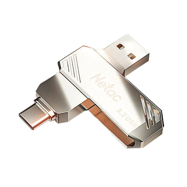 Netac US12 Type-C & USB3.2 Flash Drive 256G 128G 64G High Speed Pendrive Mobile U Disk for PC Computer Laptop