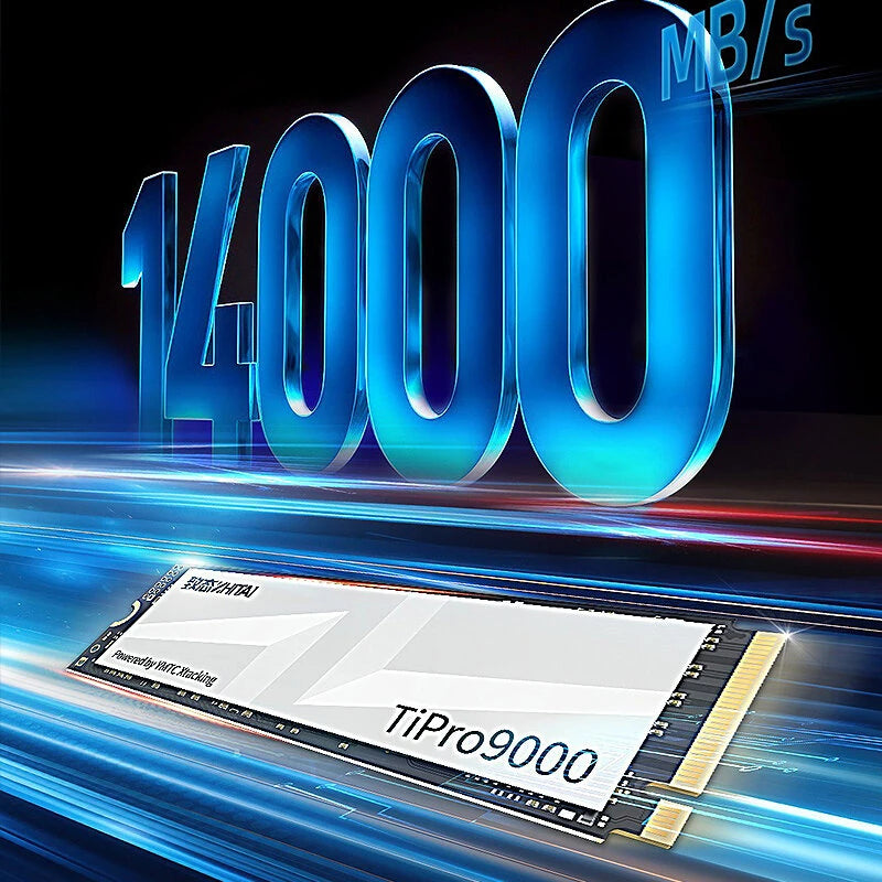 ZHITAI TiPro9000 M.2 NVMe PCIe 5.0 SSD Hard Drive 1TB 2TB 14000MB/s  Xtacking 4.0 Technology Yangtze Storage Internal Solid State Drive