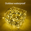 IPRee 32M LED Solar String Lights Fairy Green Wire Outdoor Christmas Light Tree Garland Waterproof  for New Year,Garden,Street Home Party Wedding Decorion Light