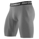 3 Pack Running Shorts Gym Workout Athletic Training Compression Underwear Cool Quick Dry Men's Underwear Long Leg Boxer Shorts