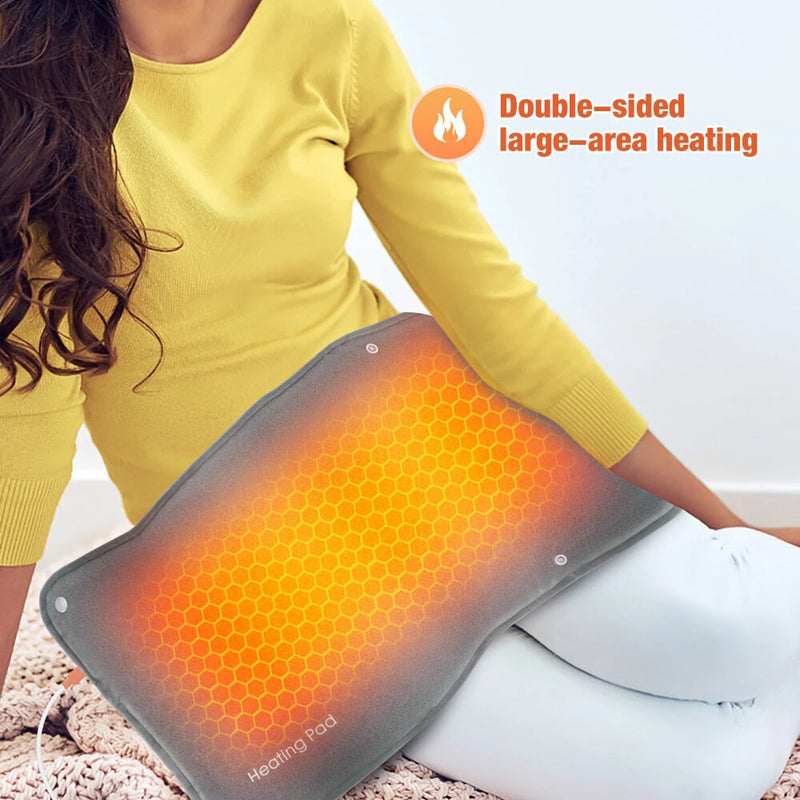 IPRee 30*50cm Heating Pad 50 Heat GrapheneThermostat Hand Warmer Winter Office Hand Warming Artifact Hand Warming Bag for Body Pad