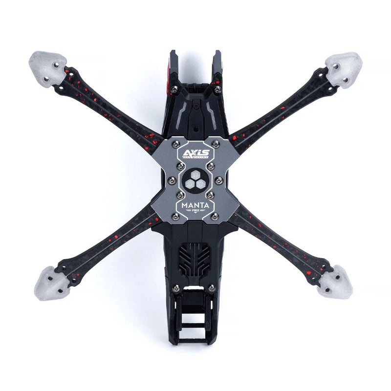 Axisflying Manta 5 pro Squashed X / DC 5 Inch Carbon Fiber Frame Kit Support DJI O3 for DIY Freestyle RC FPV Racing Drone