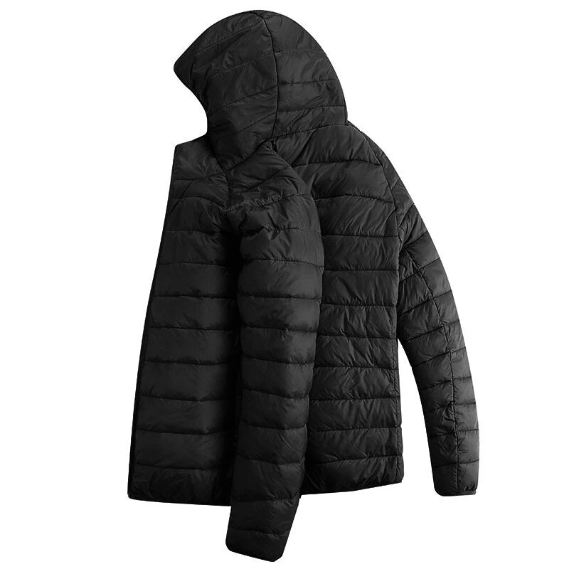 TENGOO HJ-09A 9 Areas Heating Jacket USB Winter Outdoor Electric Heated Jackets Warm Sports Thermal Coat Clothing Heatable Cotton jacket