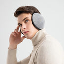 XANES Winter Cycling Ear Warmers with Amplified Sound Thick Fleece Lined Windproof Cold Resistant for Riding Hiking Running