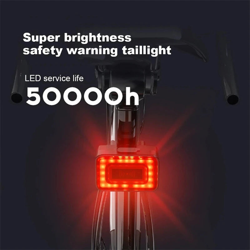 BIKIGHT Bike Radar Taillight 1500mAh Battery 7 Light Modes 3 Radar Modes Type-C Rechargeable IP64 Waterproof Bicycle Rear Light for Outdoor Cycling