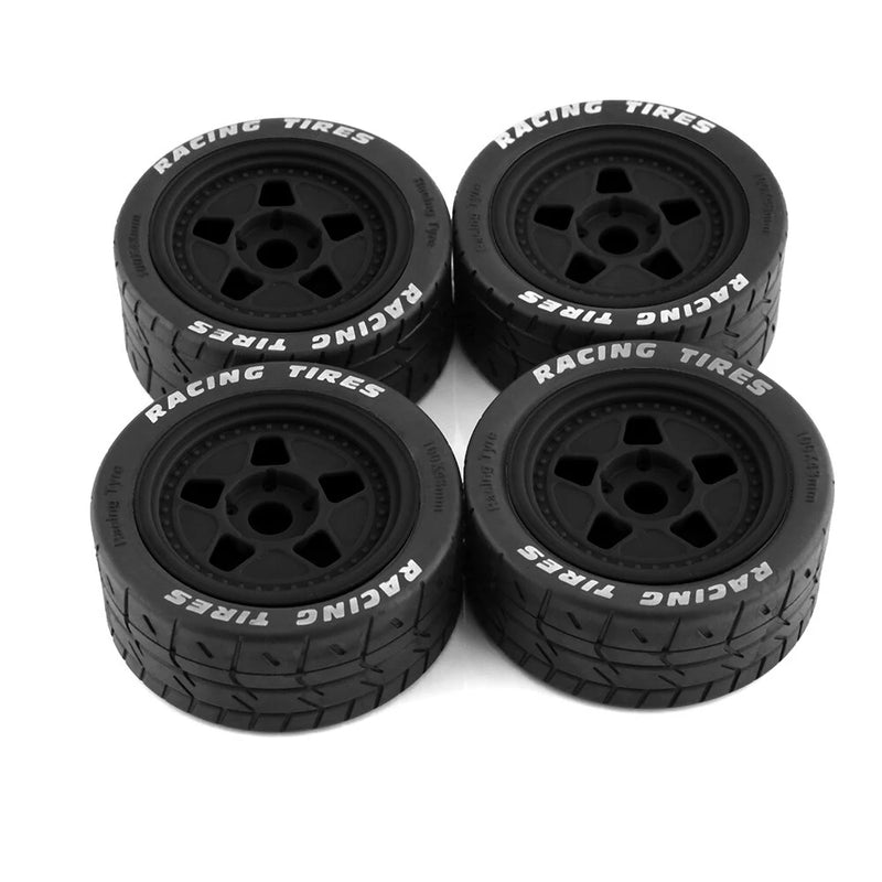 4PCS Off Road Tires Wheel 17mm Hex Hubs for 1/7 RC Racing Car Arrma Infraction Felony ZD KM RC Car Parts