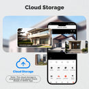 MOES Tuya WiFi 3MP Smart Security Camera Support Wireless Wired RJ45 Network IP65 Waterproof Motion Tracking Full Color Night EU Plug