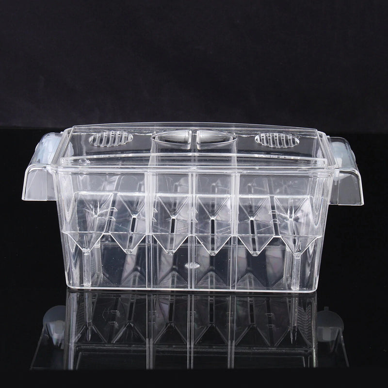 10.6inch Aquarium Tank Transparent Fish Breeding Isolation Incubator Fish Hatchery