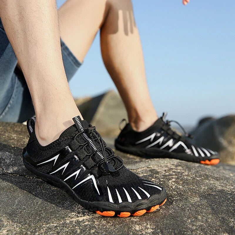 TENGOO Beach Wading Sandal Five Fingers Barefoot Design Quick Dry Soft Breathable Surf Fishing Fitness Water Sports Shoes
