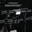BENGGUO BG-0797 400LM Bicycle Headlight Handlebar Extension Bracket with Phone Holder Type-C Charging Waterproof Bike Mount  (No Batteries)