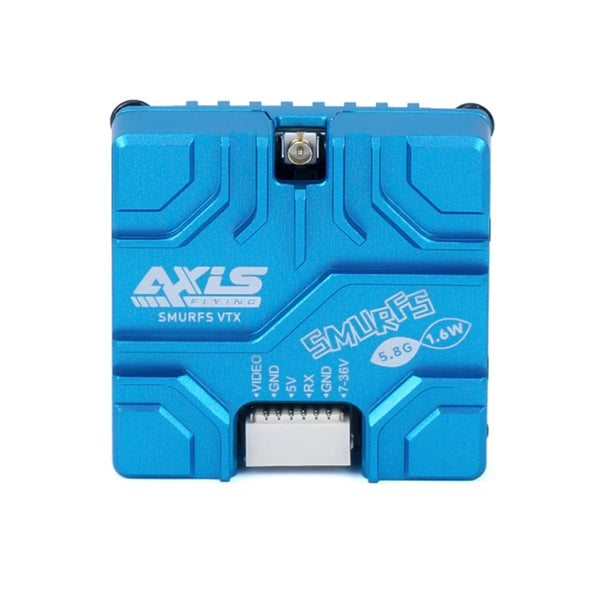 Axisflying SMURFS VTX 5.8G 25W 100W 250W 800W 1.6W Analog IRC Tramp Image Transmission FPV Transmitter for RC Drones