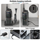 Iradio UV-98 PLUS GPS Version 10W Walkie Talkie APRS Multi Band Radio 2.4 Inch Screen Cross Band Repeater 1024 Channels Type-C Charging CB SSB HF FM SW MW LW Walkie Talkie