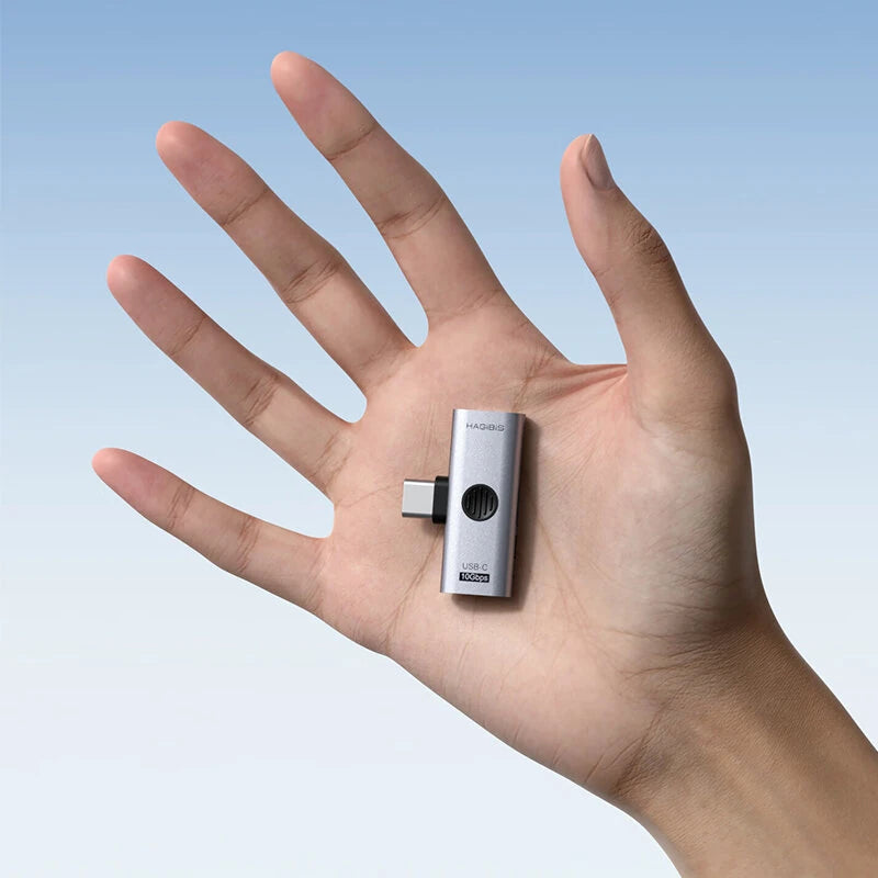 Hagibis TUA08 2-in-1 USB-C Adapter Type-C to USB-A+PD100W 10Gbps High Speed Data Dongle Adapter for Laptop Phone Tablet