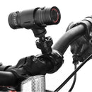 XANES 1080P Bicycle Helmet Camera 120 Wide Angle Bicycle Sports Camera IPX6 Waterproof Mini Motorcycle Helmet Camera Car Video Recorder Outdoor DV Video Camera