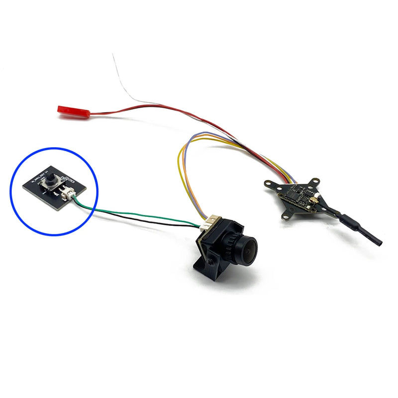 SLONWAKE 5.8G 48CH Pit VTX 25mW 100mW 200mW 500mW Adjustable FPV Transmitter with CMOS 1200TVL FPV Camera for RC FPV Drone