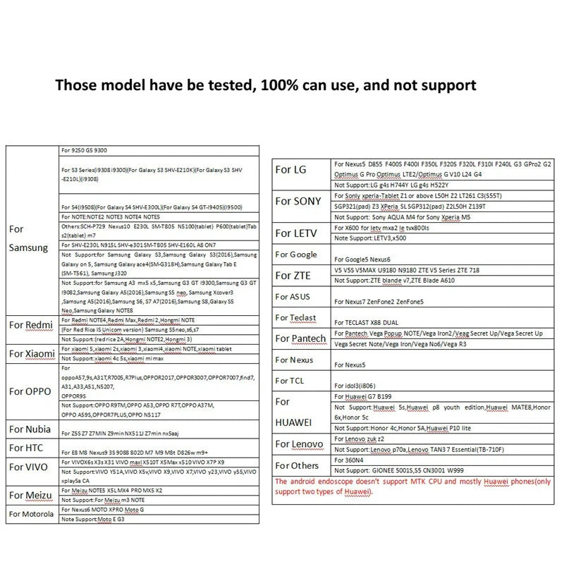 7mm Endoscope Camera Flexible IP67 Waterproof Inspection Borescope Camera for Android PC Notebook 6LEDs Adjustable