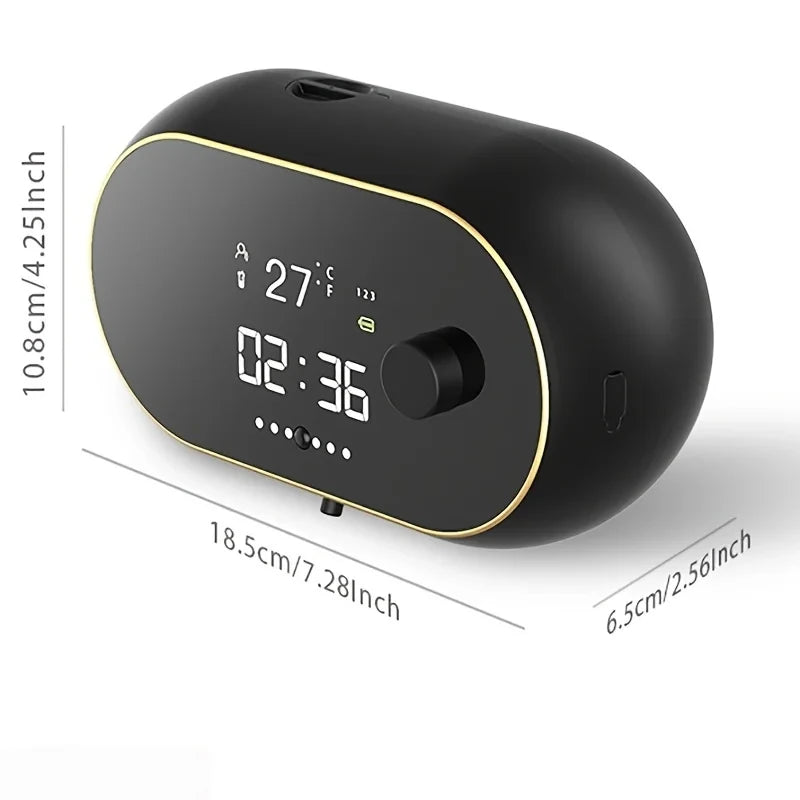 Smart Automatic Foam Washing Machine Sensor Soap Dispenser Electric Wall Mounted USB Charging with Temperature Display