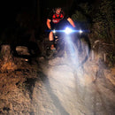 BIKIGHT 5-in-1 2000mAh/3500mAh 500LM Bike Light USB Rechargeable Power Bank Waterproof Phone Holder Headlight With Bike Horn