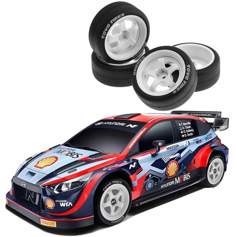 RS 12mm Hex RC Car Wheel Tires for 1/10 Tamiya TT02 XV01 HSP Kyosho Wltoys Remote Control Parts