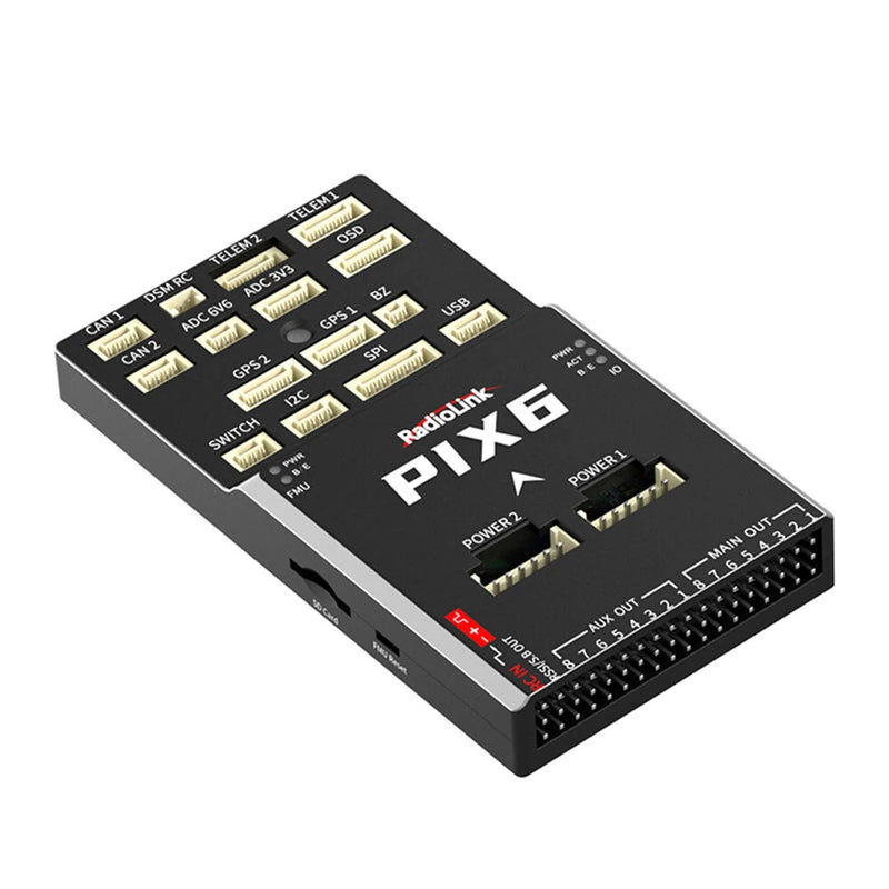 Radiolink PIX6 Open-source Flight Controller Built-in Dual Gyroscope Support ArduPilot for RC Multi-Rotor Drone Airplane Helicopter Car Boat