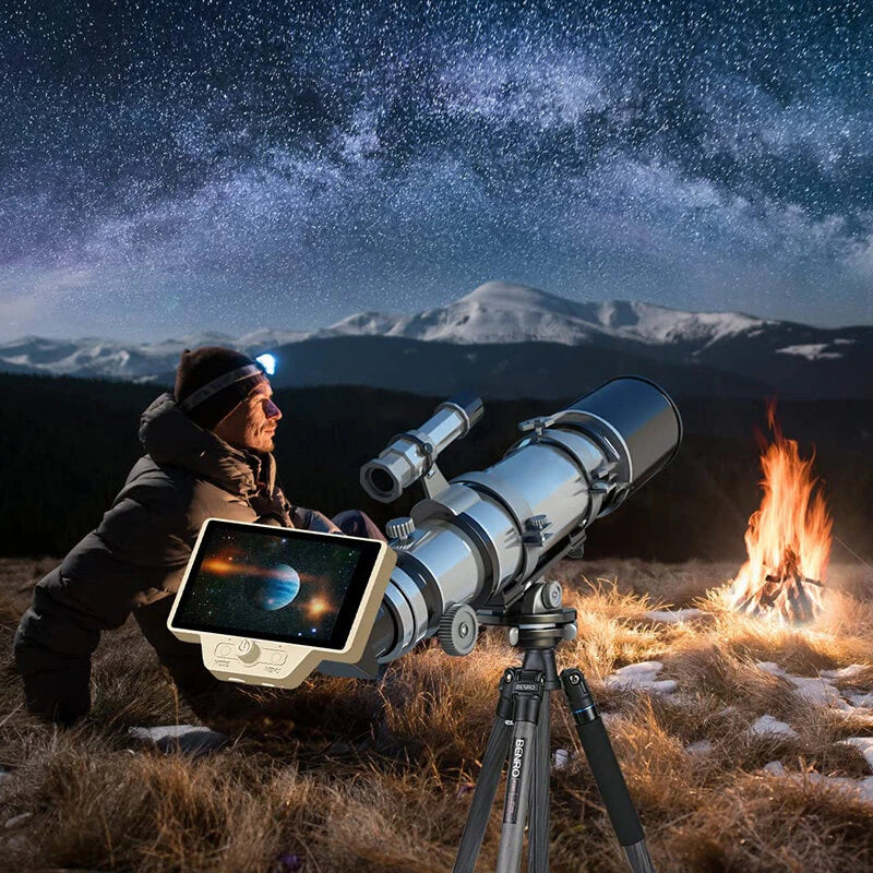 GUOBIN 2K 1080P Digital Telescope Eyepiece 5 Inch HD Display Camera Wireless for Gift Education Interesting High Definition Camera