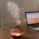 Household Humidifier USB Colorful Simulation Flame Aromatherapy Machine Bedroom Remote Control Air Purification Humidification