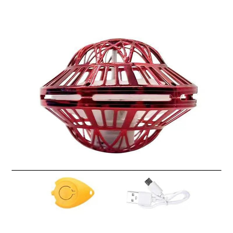UFO Magic Spin Suspension Ball Magic Sphere Fingertip Gyroscope Flying Saucer Aircraft