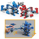 2PCS Byjarda VS0301 Hydraulic Boxing Battle Fighting Dinosaur DIY Assembled Remote Control Robot Car Vehicle Model Desktop Games Toys