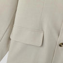 INCERUN Mens Casual Loose Fit Long Sleeve Blazer Fashionable Versatile Solid Color Suit Outwear Top for Men