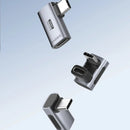 Hagibis 240W USB-C to USB-C Adapter 40Gbps 8K 60Hz 90 Converter USB4 Adapter for Thunderbolt 4/3 MacBook iPhone 16 Pro Tablet