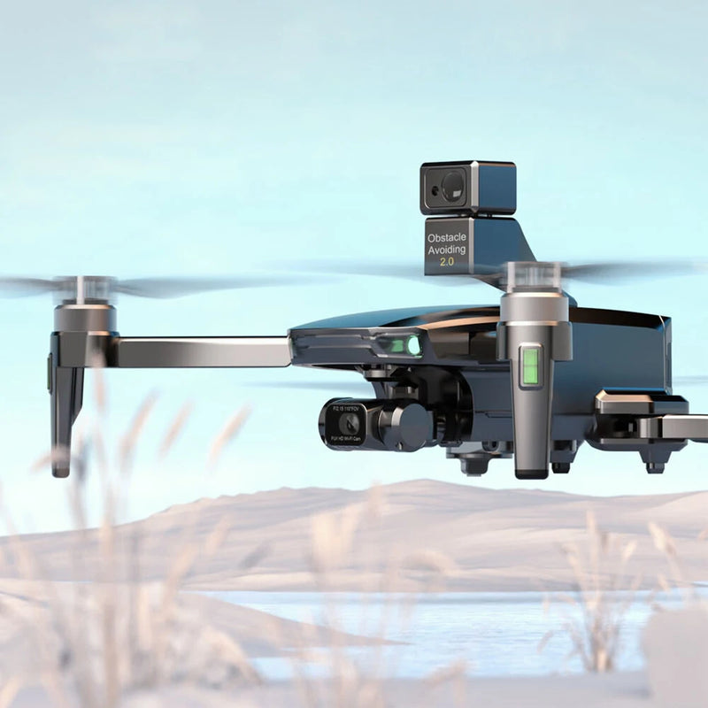 XMR/C M9 PRO PLUS PRO+ GPS 4KM 5G Repeater Digital FPV with Real 4K HD Camera 3-Axis EIS Gimbal 360 Obstacle Avoidance Screen Controller Brushless Foldable RC Drone Quadcopter RTF