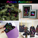 Funny Scratch Children Painting Notebook DIY Drawing Toy Big Blow Painting Children Educational Toys