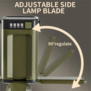 IPRee Portable Solar Camping Lantern LED Rechargeable Outdoor Hanging Tent Lamp Folding LED  With Hook Emergency Camping Light