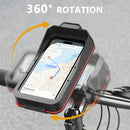 XANES Bicycle Mobile Phone Holder for 4.7-7.0 inches Universal Waterproof Shock Absorber Multi-Functional Storage Bag Handlebar Stand for Outdoor MTB Motorcycle Navigation Riding