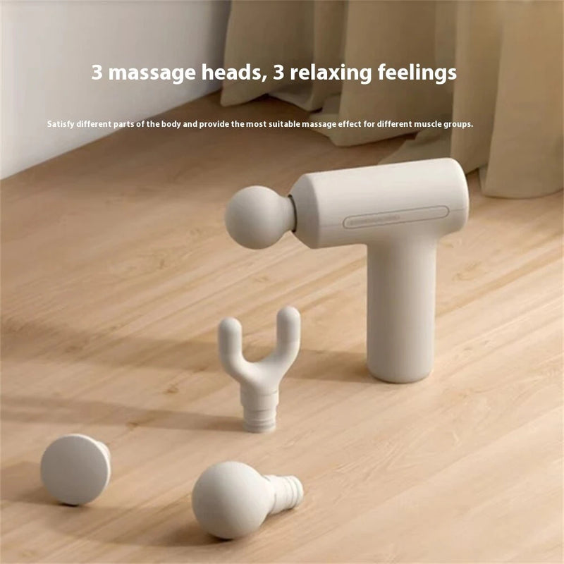 XIAOMI Mijia Massage Gun 3 Mini Edition Smart Dual Mode 12kg High Thrust Brushless Silent Motor Gear Memory Strength Indicator Light Ring Portable Muscle Effective Relief Massage Gun